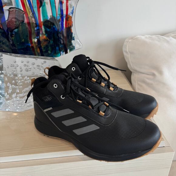 adidas Other - adidas Men's S2G Spikeless Golf Shoe Black Leather Lace Up Size 13